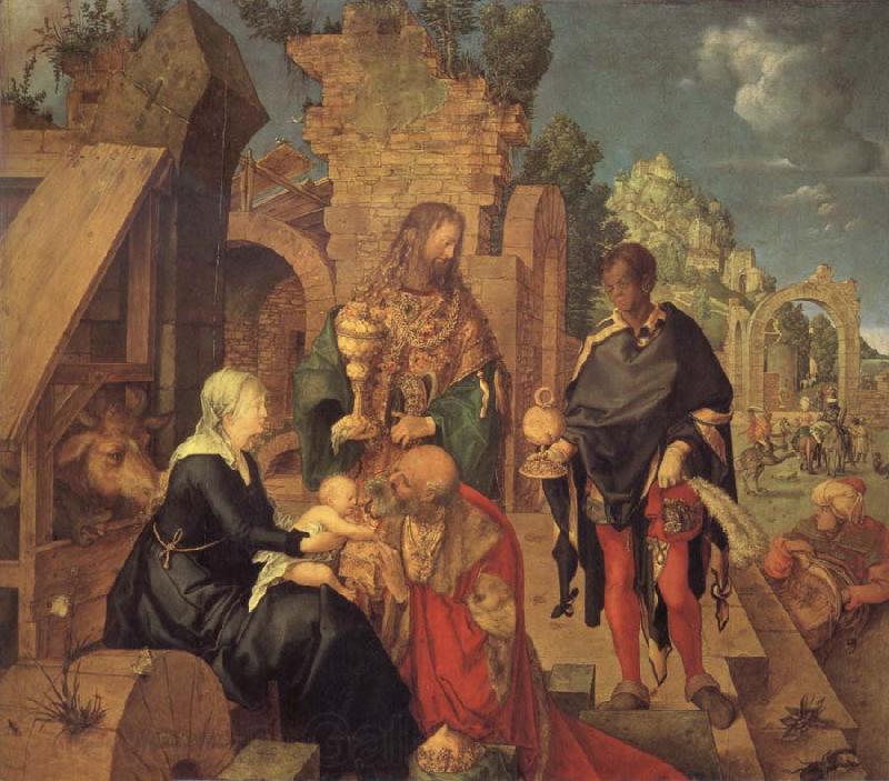 Albrecht Durer The Adoration of the Magi Germany oil painting art